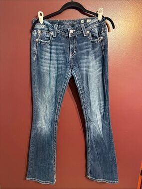 Miss Me Faded Blue Bootcut Jeans